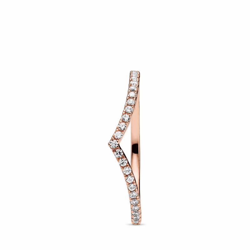 Anillos Apilables Pandora Sparkling Wishbone (HdNAPpCq)